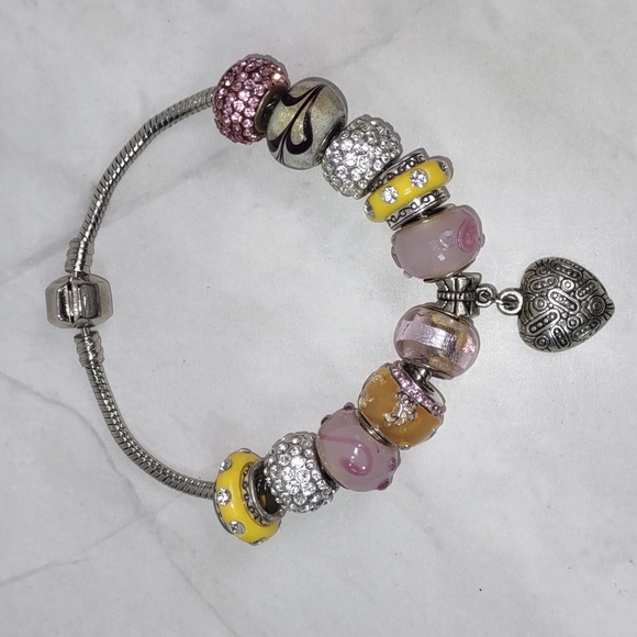 Pandora-style Charm Bracelet - Picture 1 of 6
